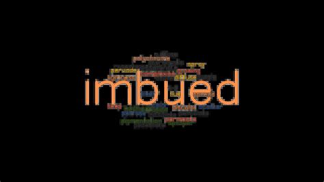 imbued synonym|imbued definition.